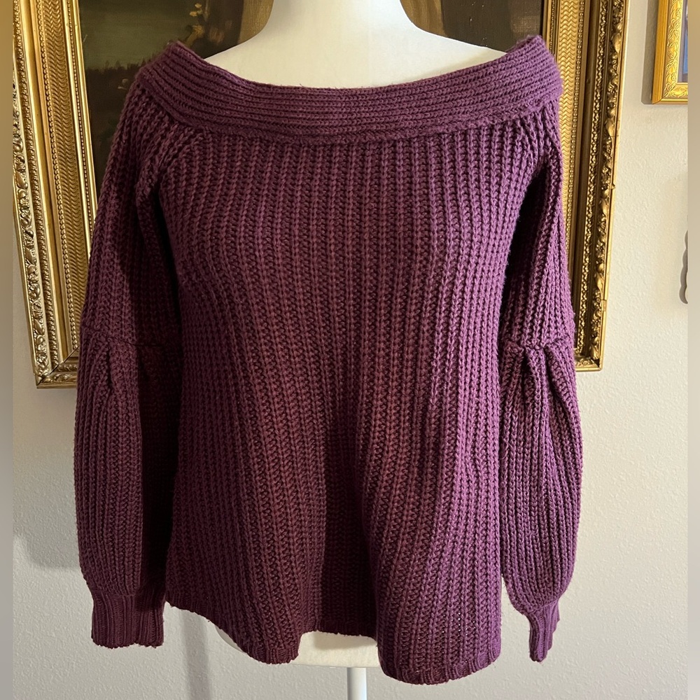 Plum sweater